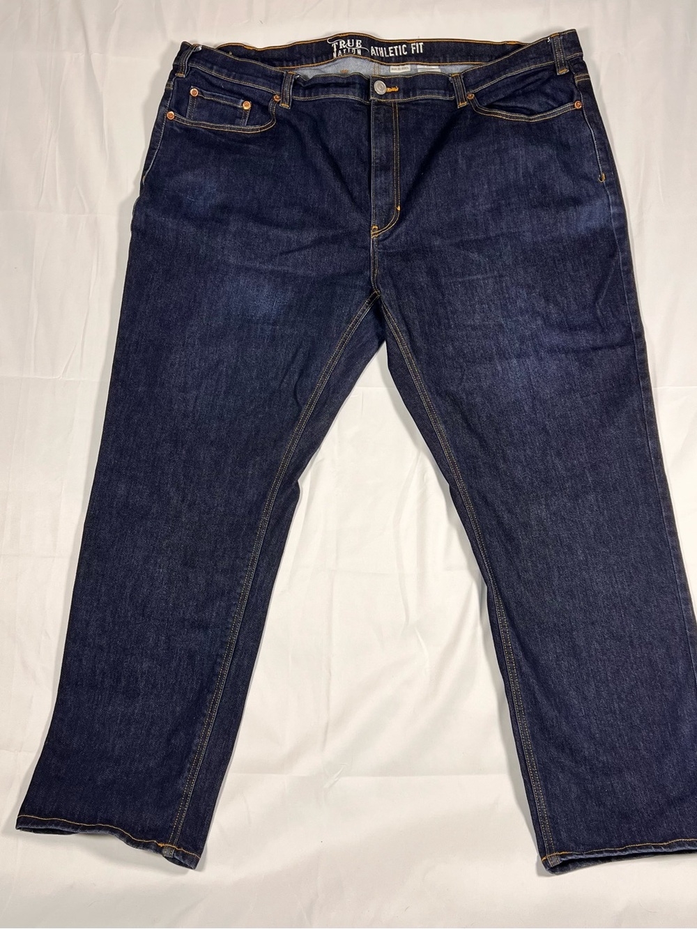 Relaxed Fit Men's Jeans in Dark Blue